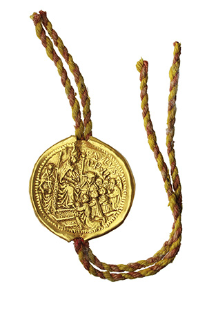 Paolo II (1464-1471), Pietro Barbo. Crisobolla con cordone.