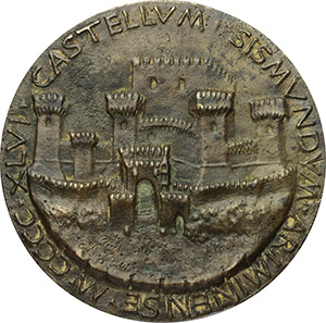 Rimini. Sigismondo Pandolfo Malatesta (1432-1468). Medaglia 1446. Opus: Matteo de' Pasti.