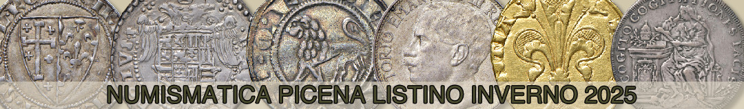 Banner Numismatica Picena - Listino a prezzi fissi inverno 2025