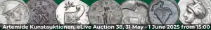Banner Artemide eLive Auktion 38