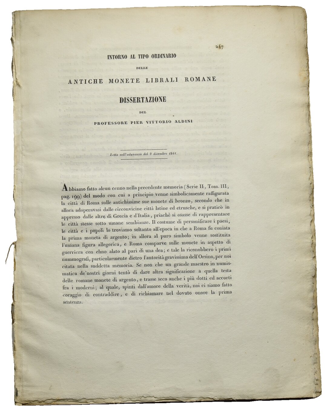 Dritto moneta
