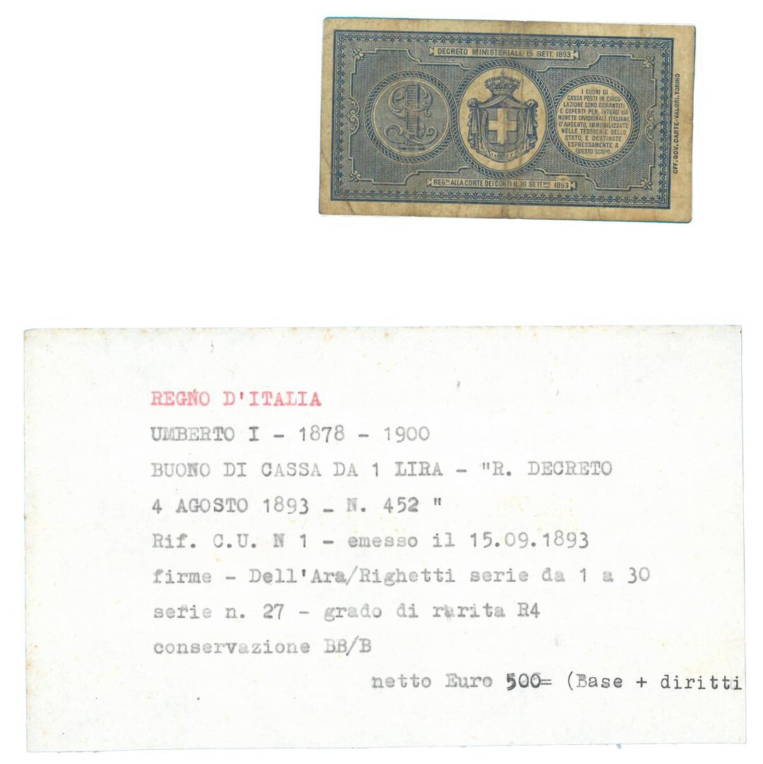 Rovescio moneta