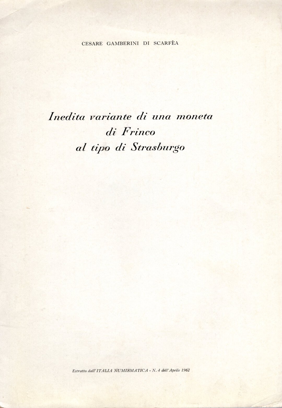 Dritto moneta
