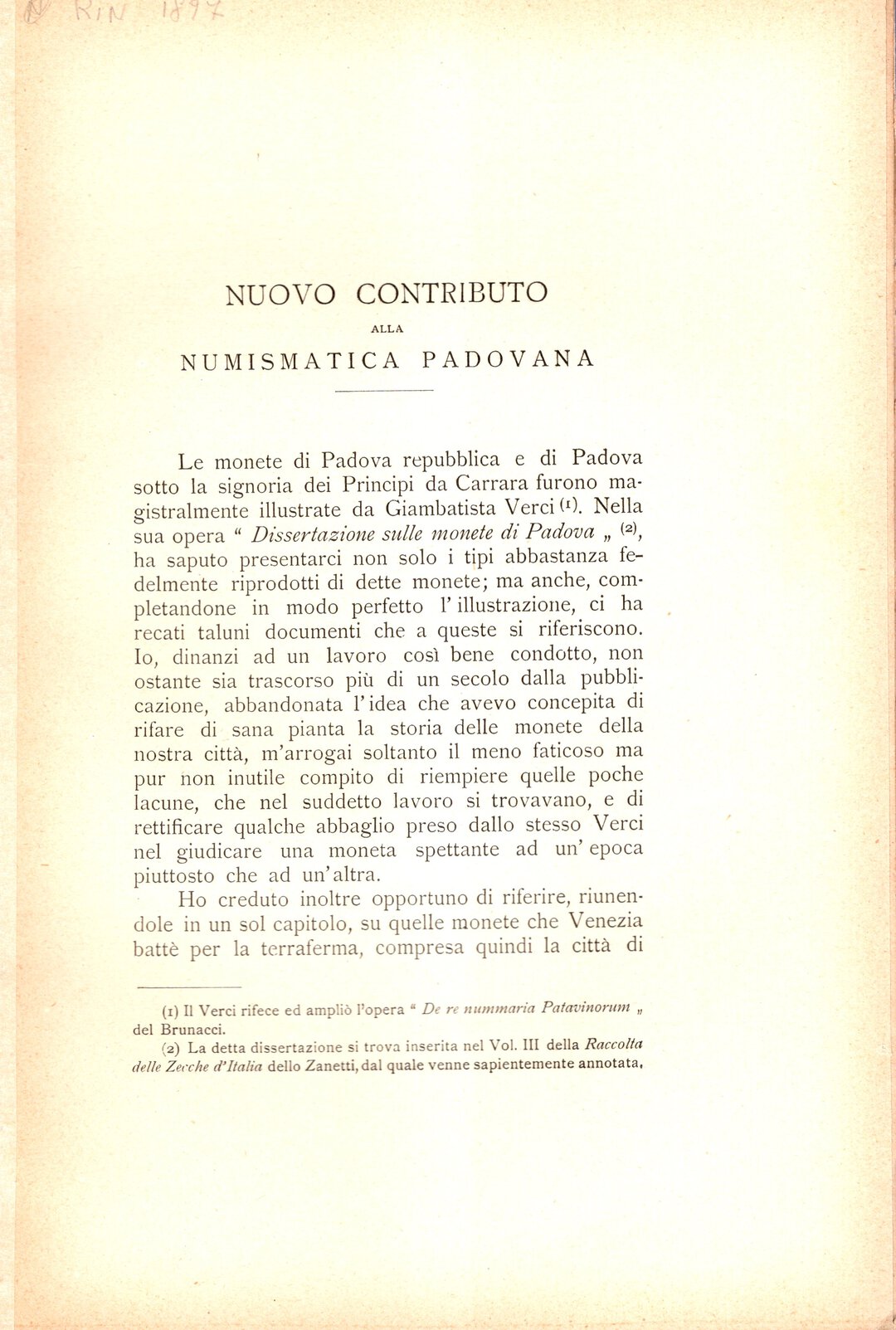 Dritto moneta