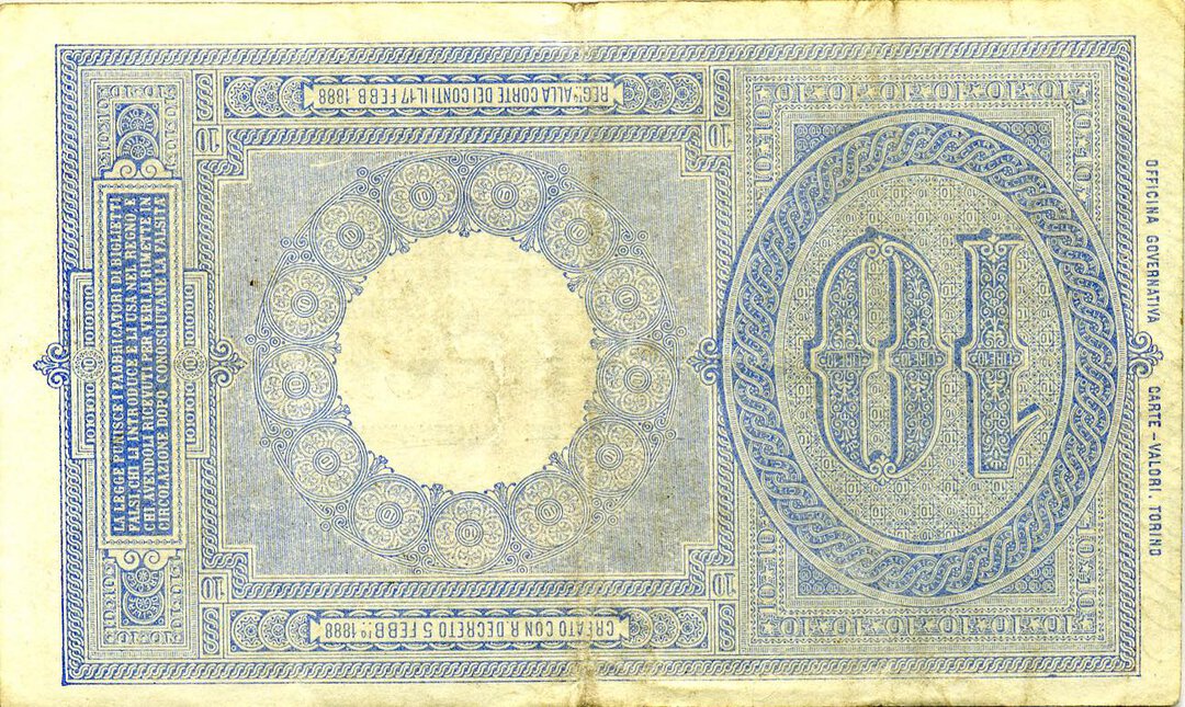 Rovescio moneta