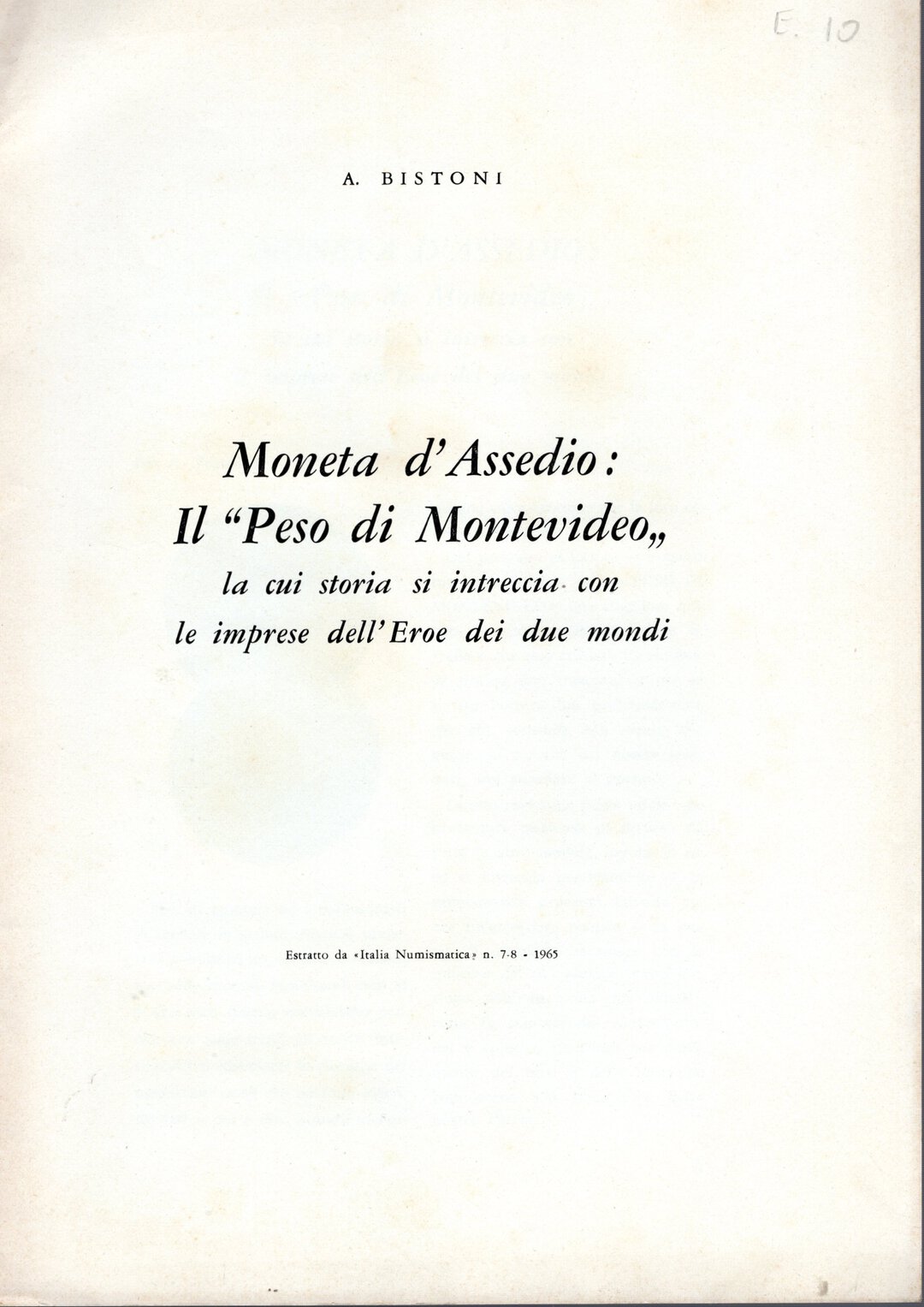 Dritto moneta