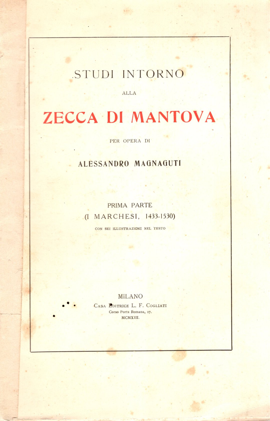 Dritto moneta