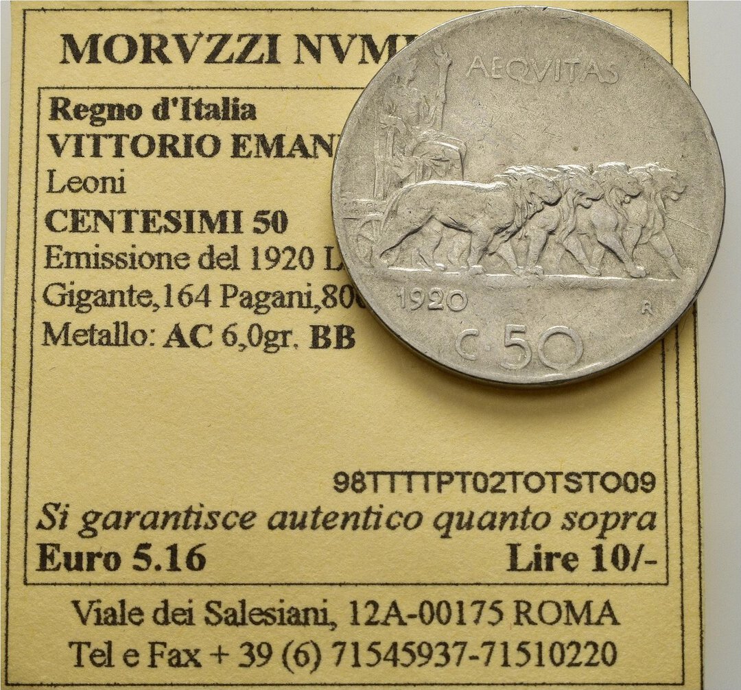 Rovescio moneta
