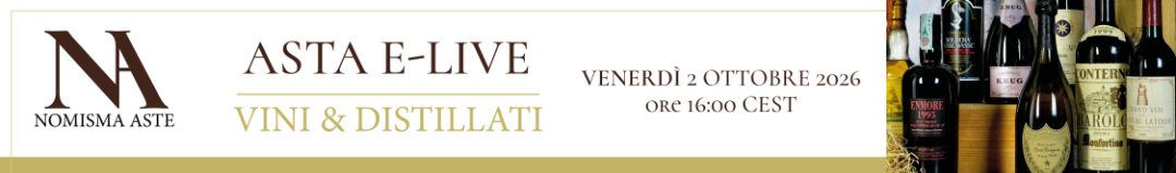 Banner Nomisma Aste - Asta di Vini e Distillati