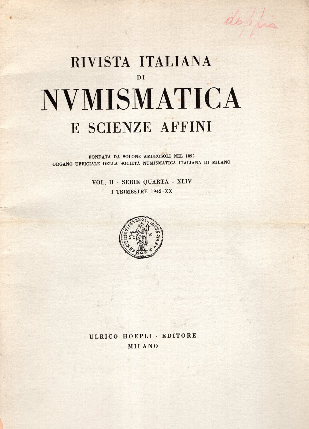 Dritto moneta