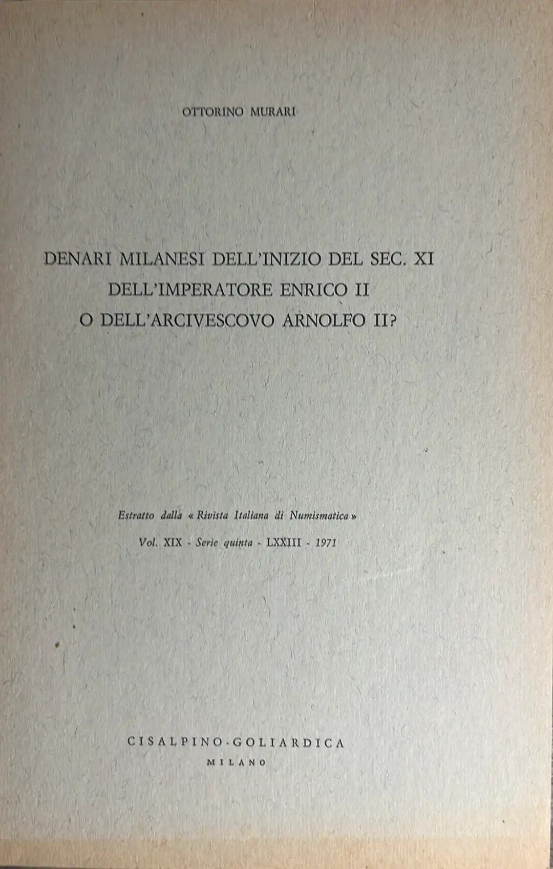 Dritto moneta