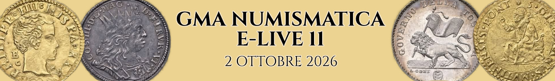 Banner GMA Numismatica E-Live 11