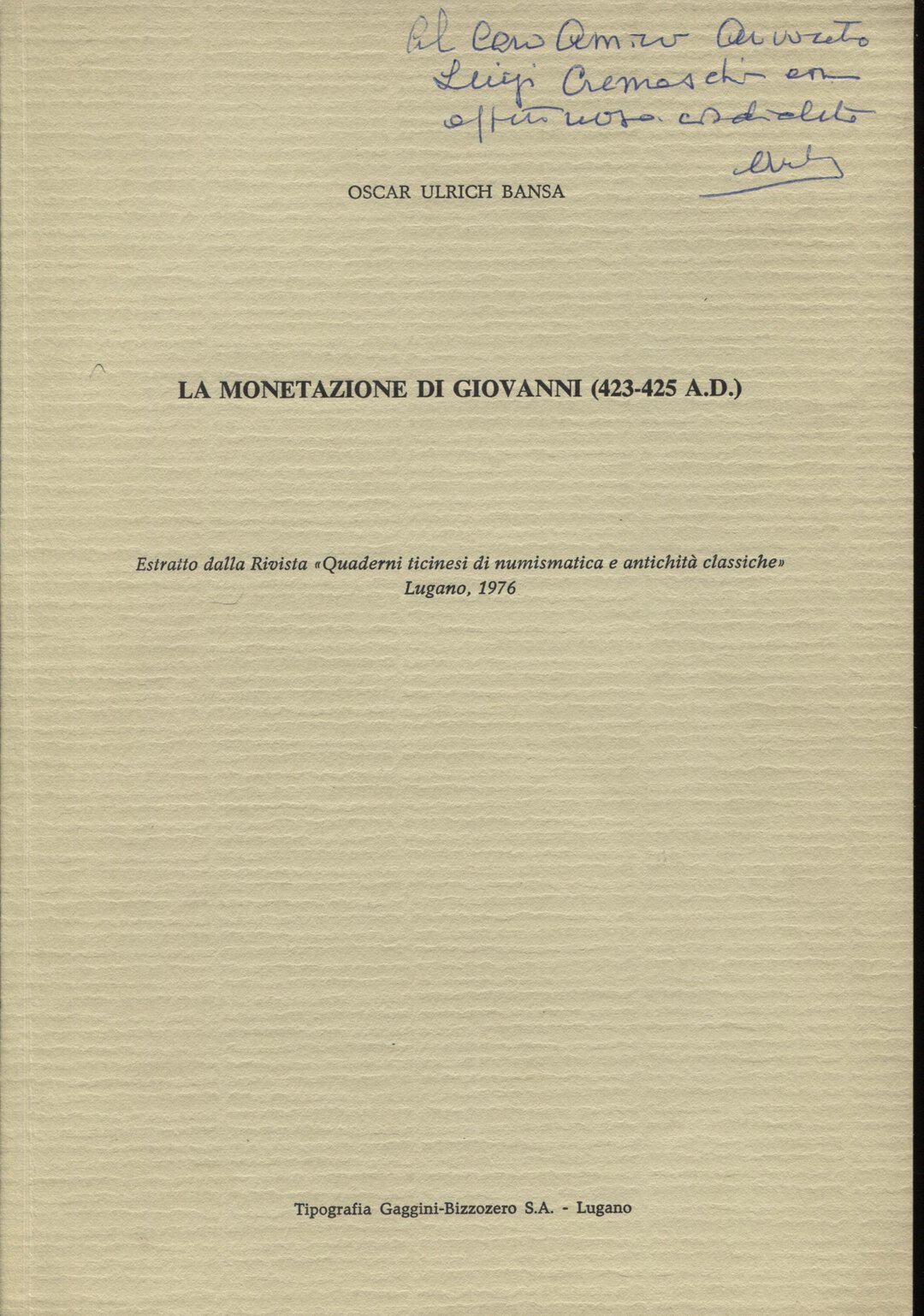 Dritto moneta
