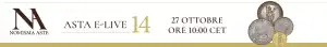Banner Nomisma Aste - Asta E-Live 14