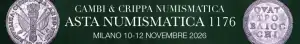 Banner Cambi e Crippa Numismatica - Asta 1176
