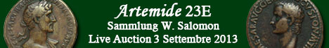 Banner Artemide Aste - Sammlung W. Salomon