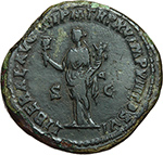 reverse:  Commodo (177-192). Sesterzio, 190 d.C.