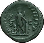 reverse:  Caracalla (198-217). Dupondio, 