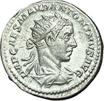 obverse:     Elagabalo (218-222). Antoniniano, 218 d.C.