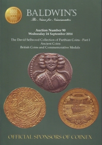 obverse: BALDWIN S, The David Sellwood Collection of Parthian Coins. part I