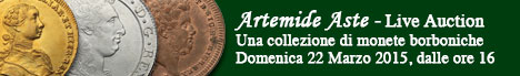 Banner Artemide  - Una Collezione di Monete Borboniche