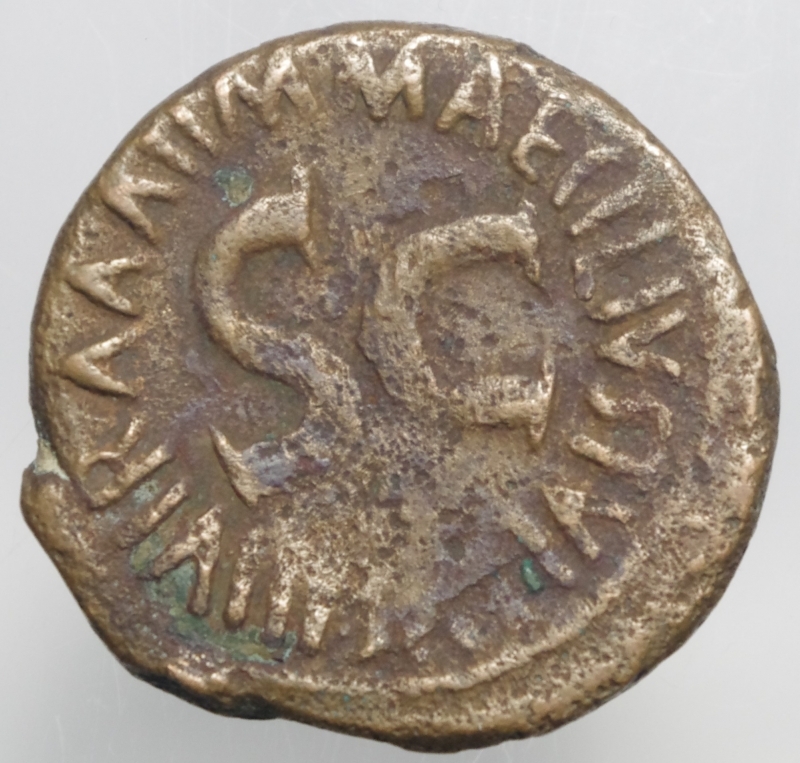 Impero Romano. Augusto. 27 a.C. -14 d.C. Asse. D/ CAESAR AVGVSTVS ...