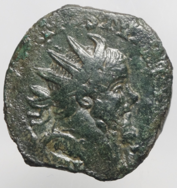 obverse: Impero Romano.Postumo. 260-269 d.C.  Dupondio.Treveri (Trier). D\. IMP C M CASS LAT POSTVMVS P F AVG, busto radiato verso destra R / GERMAN-ICVS MAX V, trofeo con prigionieri legati. RIC V 198 (Lugdunum); Bastien 302 (Lugdunum); Cohen 86. Peso 12,50 gr.Diametro 24,50 mm.BB+.RR