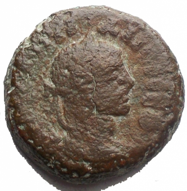 obverse: Impero Romano - Diocleziano 284-305. Egitto. Alessandria. Tetradramma Potin 291-292. d/ Busto a ds r/Athena Nikephoros seduta a sn. gr 8,48. mm 19,3. MB+/BB
