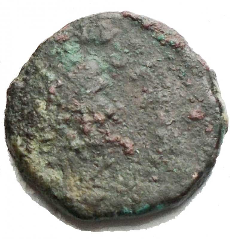 reverse: Monete Barbariche - Nummo in Ae da catalogare. gr 1,38