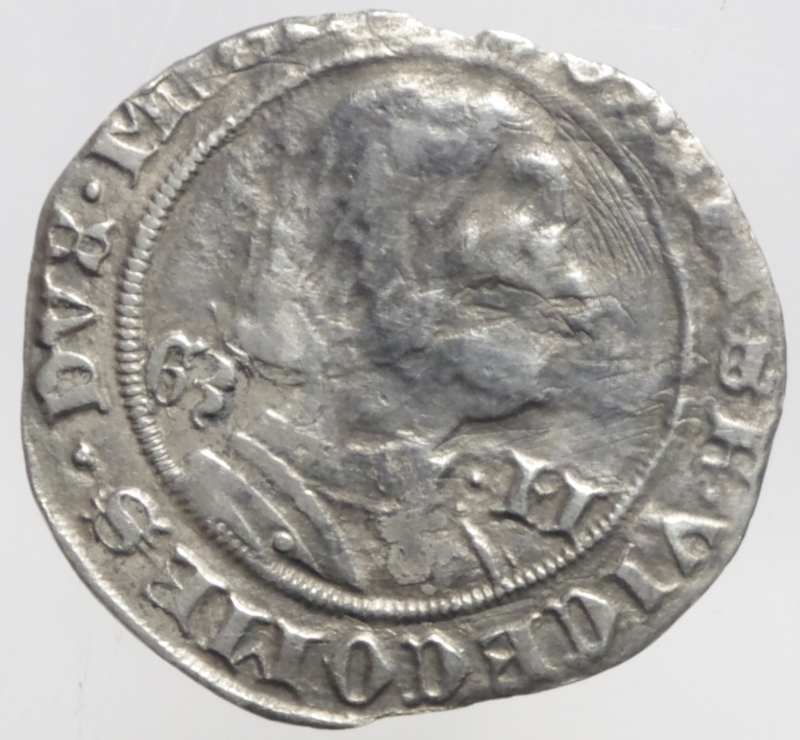 obverse: Zecche Italiane. Milano. Galeazzo Maria Sforza (1466-1476). Grosso da 4 soldi. Cr. 12. AG. g.1,96 .BB.