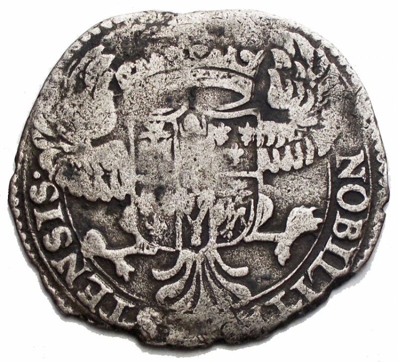 reverse: Zecche Italiane - MODENA. Francesco I dEste (1629-1658). Mezza lira 1657. gr 2,7. MIR 789/3. AG. MB-qBB. R.