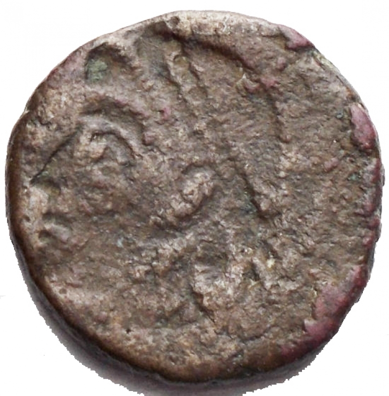 reverse: Varie - Impero Romano. Bronzetto incuso da catalogare. gr 1,89. mm 13,45