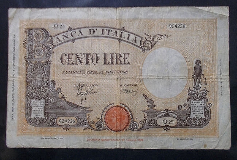 obverse: Cartamoneta - 100 lire Barbetti (3)