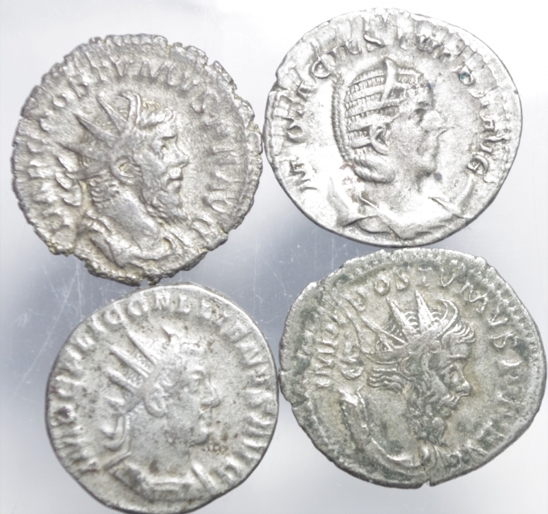 obverse: Lotti.Impero Romano.Lotto di 4 antoniniani tra cui Gallieno, Postumo, Otacilia Severa.Mediamente BB