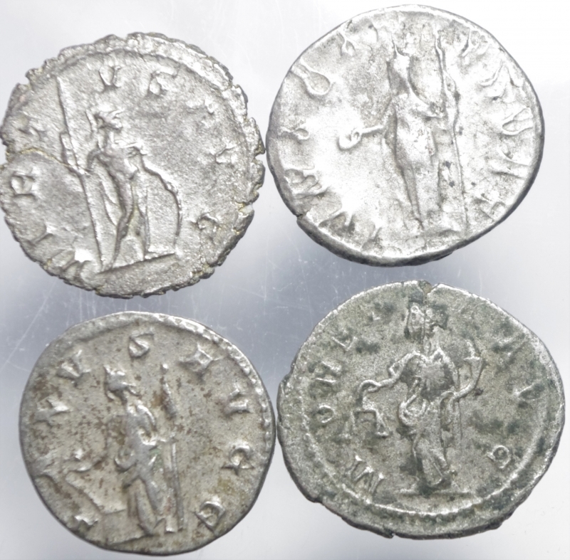 reverse: Lotti.Impero Romano.Lotto di 4 antoniniani tra cui Gallieno, Postumo, Otacilia Severa.Mediamente BB