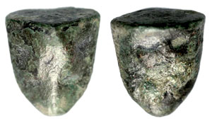 obverse: Sicily, Akragas. c. 450 BC. Cast Æ Tetras