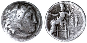 obverse: Macedon. Alexander III. 336-323 BC. AR Drachm