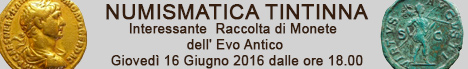 Banner Tintinna - Interessante  Raccolta di Monete dell' Evo Antico