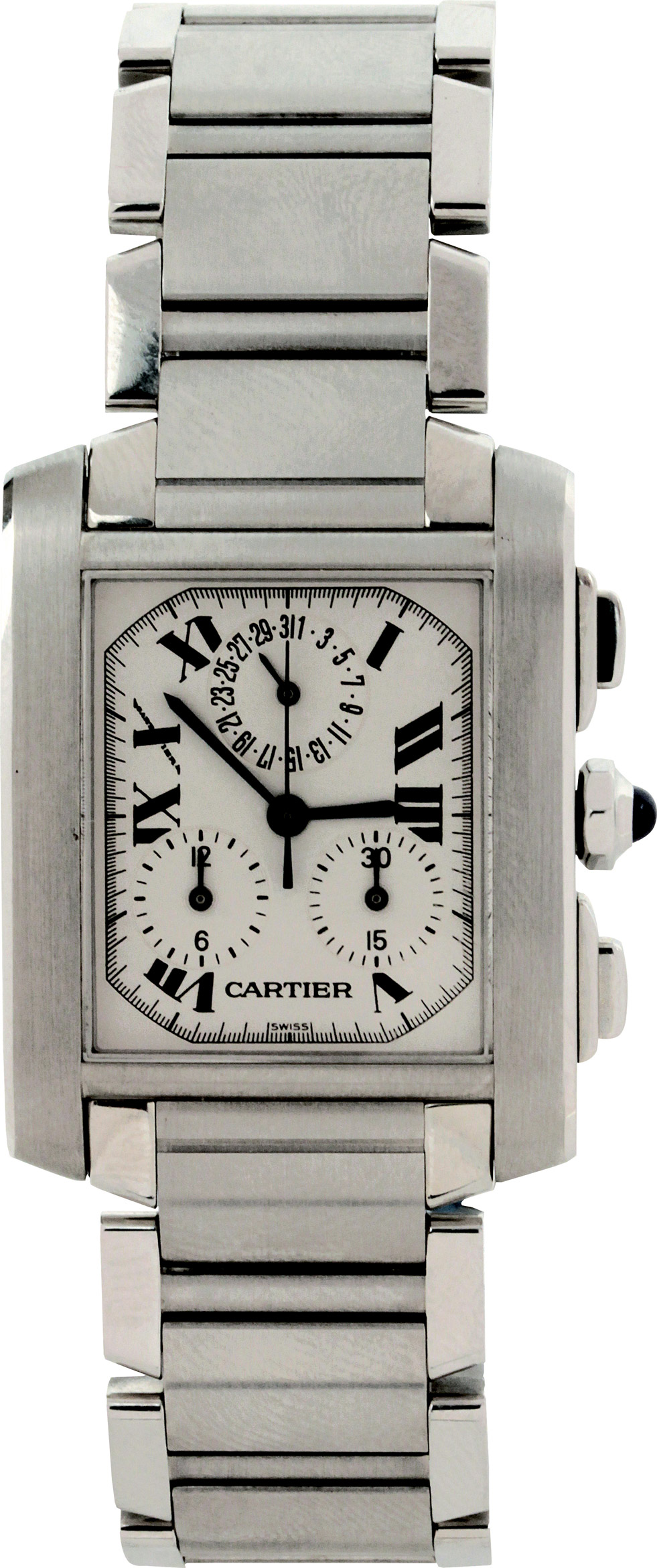 Lot 86 - Cartier Tank Francaise Chrono Reflex, cronografo e - Artemide Aste