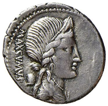 obverse: Egnatia (Cn. Egnatius Cn.f. Cn. Maximus 75 a.C.). Denario AG gr. 3,66. Crawford 391/3. Raro. Buon BB