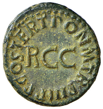 reverse: Caligola (37-41 d.C.). Quadrante (Roma 40) AE gr. 3,61. RIC 52. SPL