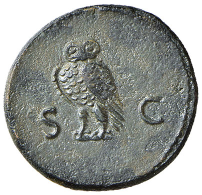 reverse: Domiziano (81-96 d.C.). Semisse (Roma 86) AE gr. 3,60. RIC 308. Esemplare di ottima qualità, stile e centratura. SPL