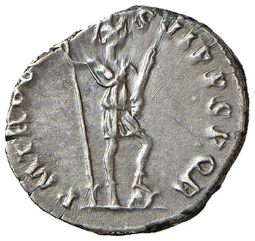 reverse: Traiano (98-117 d.C.). Denario (Roma 116) AG gr. 3,26. RIC 355. q. SPL