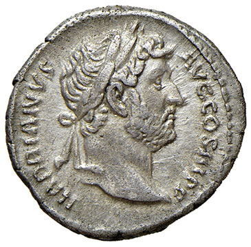 obverse: Adriano (117-138 d.C.). Denario (Roma 137) AG gr. 3,18. RIC 241a. BB
