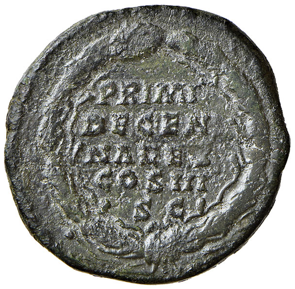 reverse: Marco Aurelio (161-180 d.C.). Sesterzio (Roma 171) AE gr. 20,25. RIC 1003. Raro. q. BB