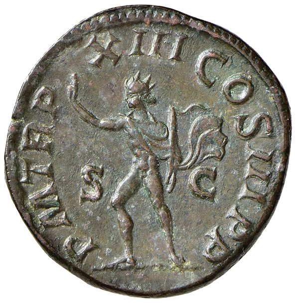 reverse: Alessandro Severo (222-235 d.C.). Sesterzio (Roma 234) AE gr. 21,45. RIC 538. SPL