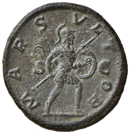 reverse: Alessandro Severo (222-235 d.C.).  Asse (Roma 232) AE gr. 9,86. RIC 637. q. SPL