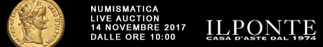 Banner Il Ponte - Asta Numismatica 14 novembre 2017