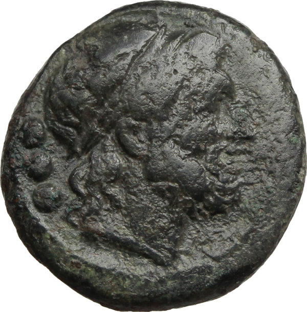 Italy. Northern Lucania, Paestum. AE Quadrans, Second Punic War, 218 ...