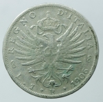 obverse: Casa Savoia. Vittorio Emanuele III. 1 Lira 1906 Aquila. Ag. Pagani 7766. MB.§
